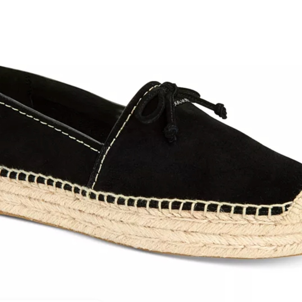 Coach Espadrilles Suede Rae Women's Platform (never worn)